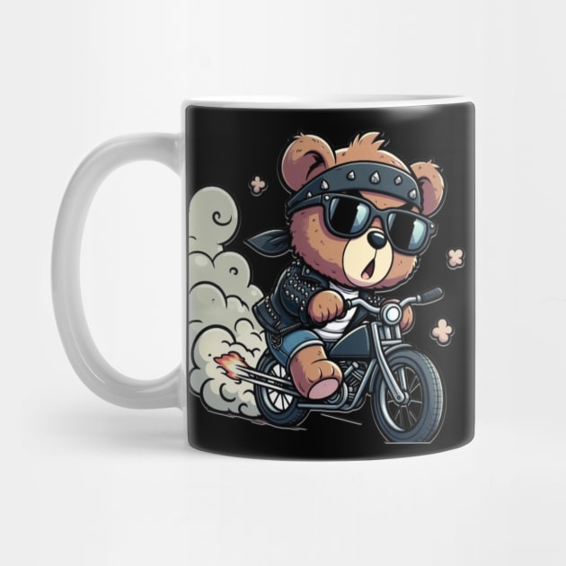 Biker bear by Out of the world